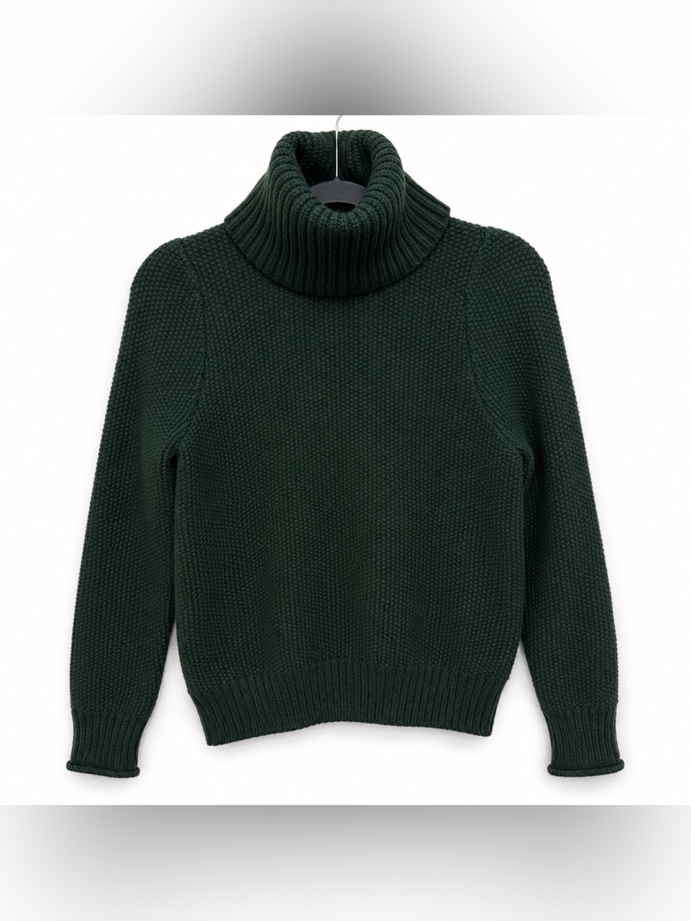 Madewell Dark Green Merino Wool Alpaca Blend Chunky Turtleneck Sweater S